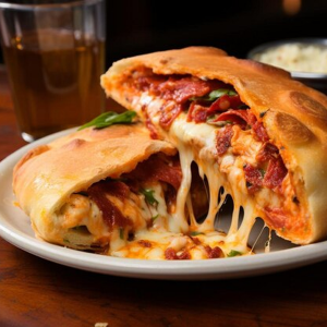 meat calzone